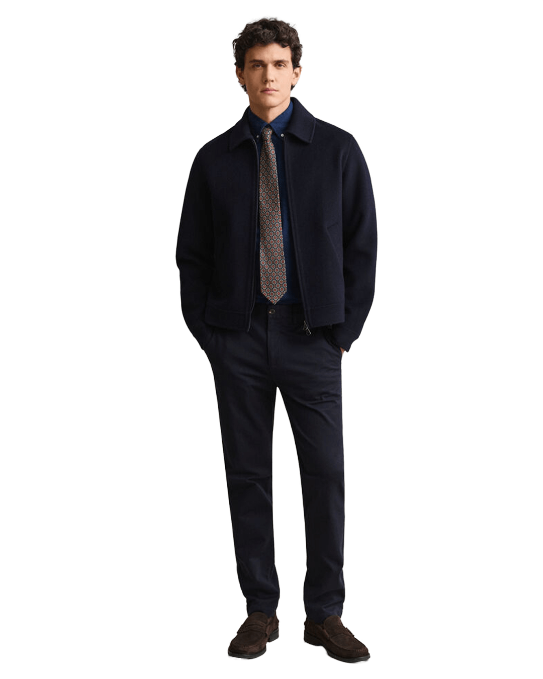 Gant Trousers Gant Navy Gant Slim Smart Chinos G433 Evening Blue