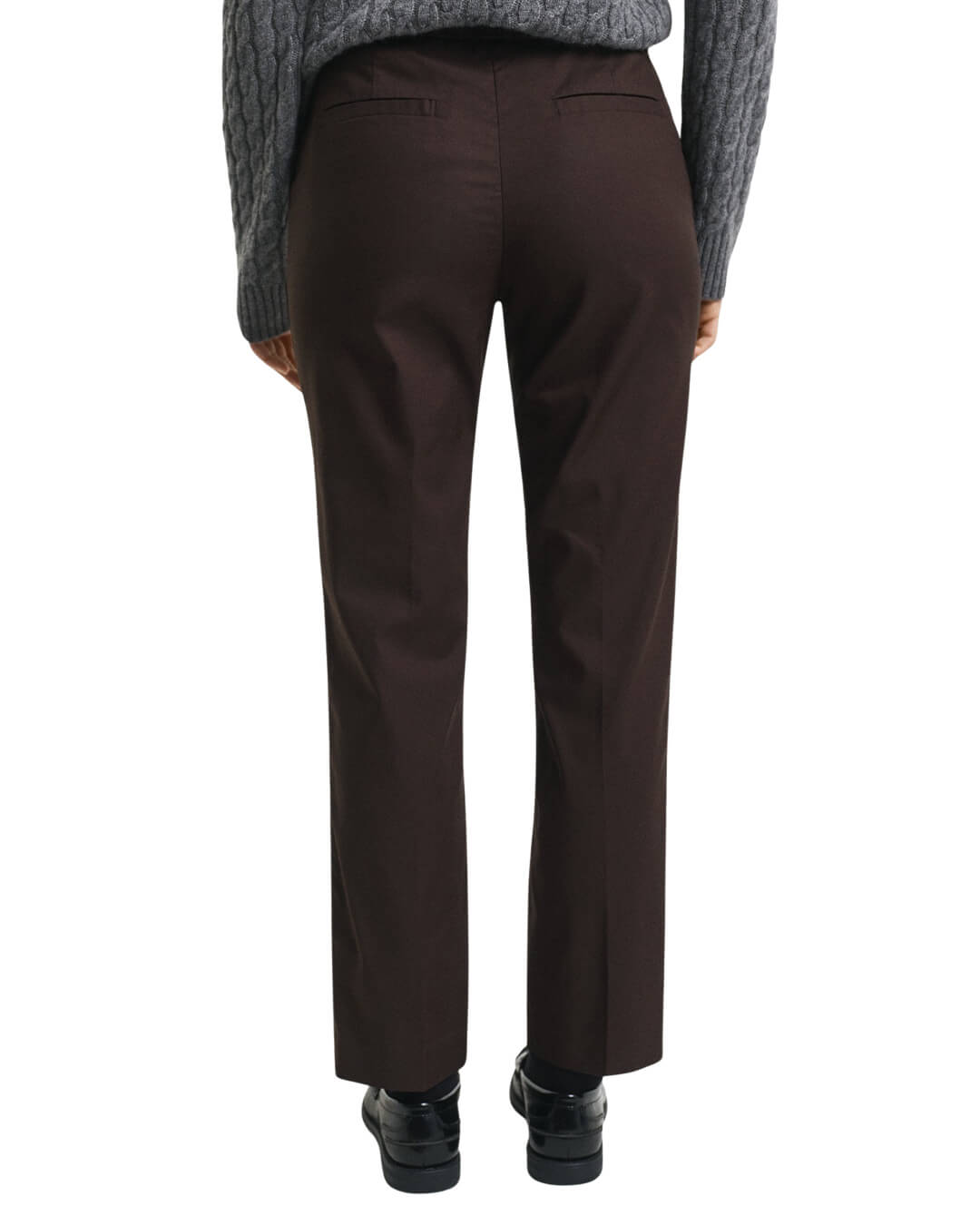 Gant Trousers Gant SLIM SLACK G202 DEEP BROWN