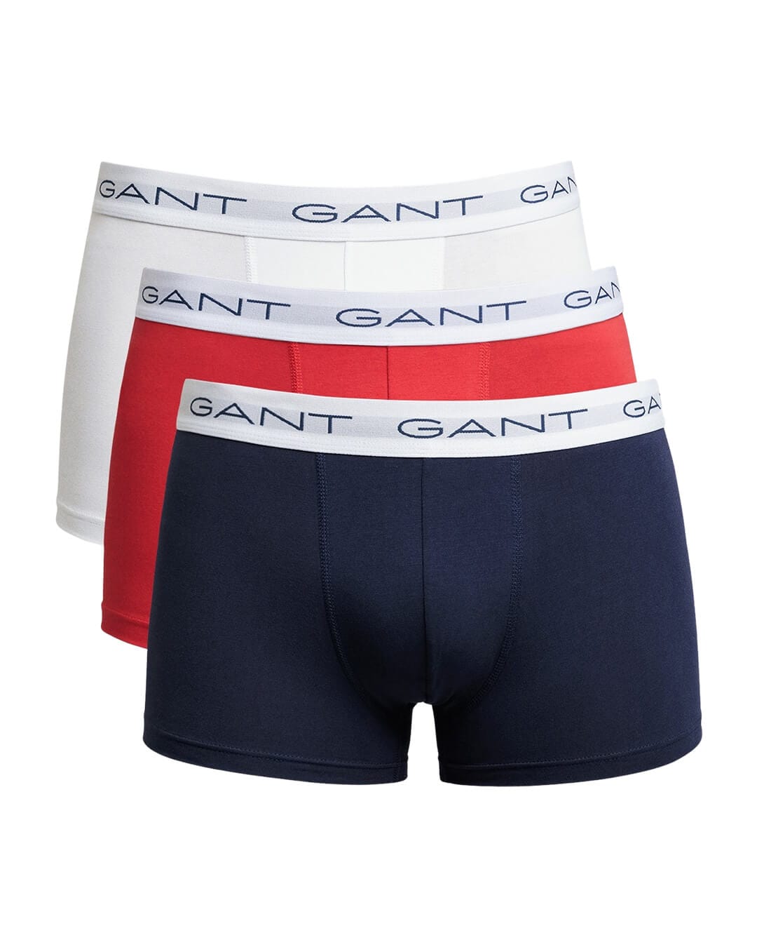 Gant Underwear Gant Navy, Red And White Three-Pack Trunks