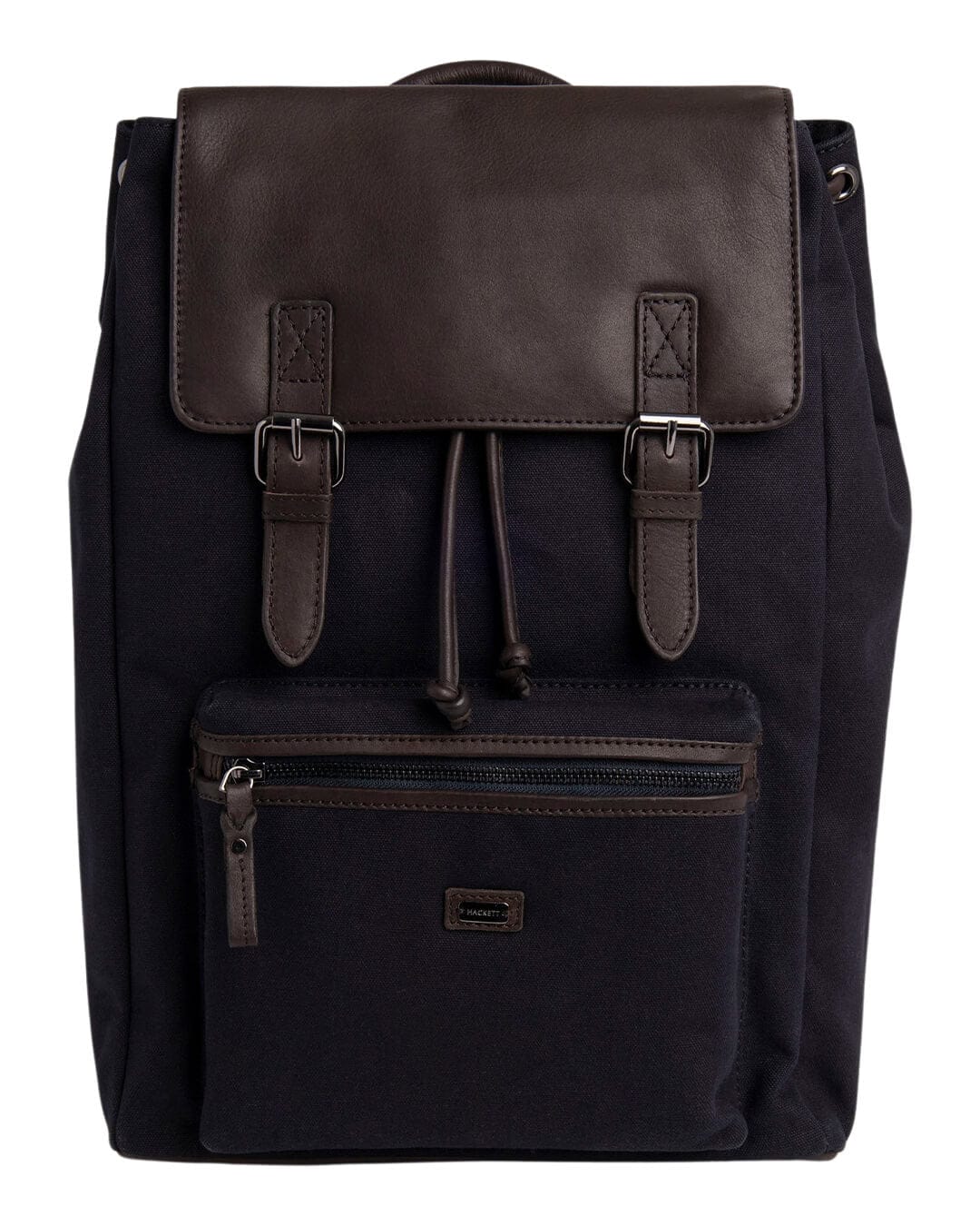 Hackett Bags ONE Hackett Navy And Brown Oxford Backpack