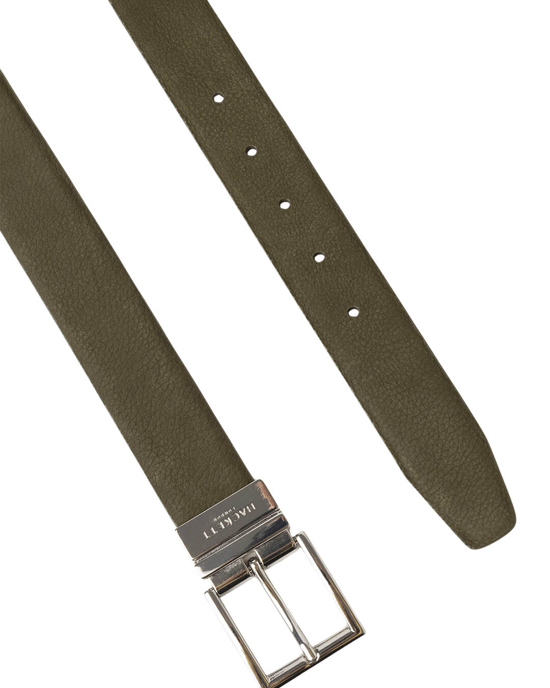 Hackett Belts 35MM NUBUCK REVERSIBLE BELT H721 CARGO GREEN