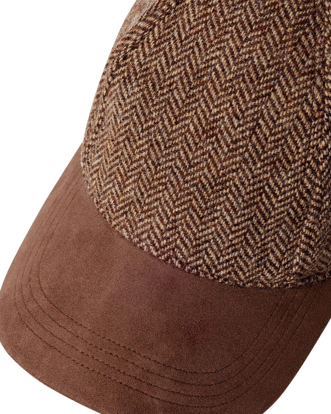 Hackett Caps ONE Hackett Hbone Tartan Cap Brown H878