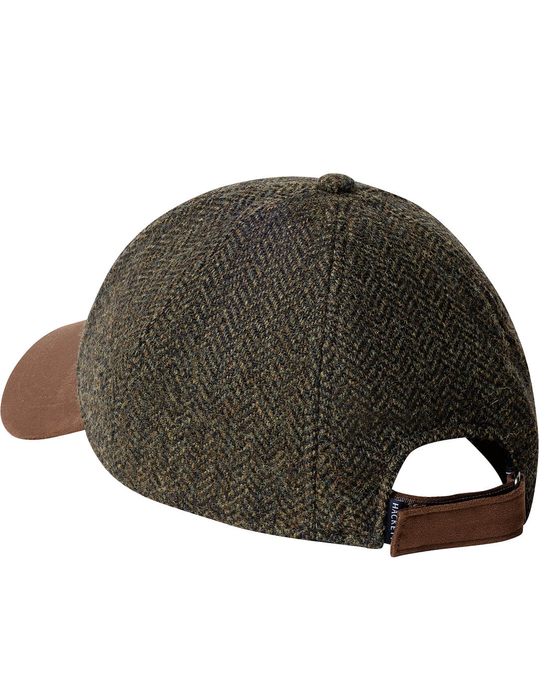 Hackett Caps ONE Hackett Hbone Tartan Cap Khaki Green H765