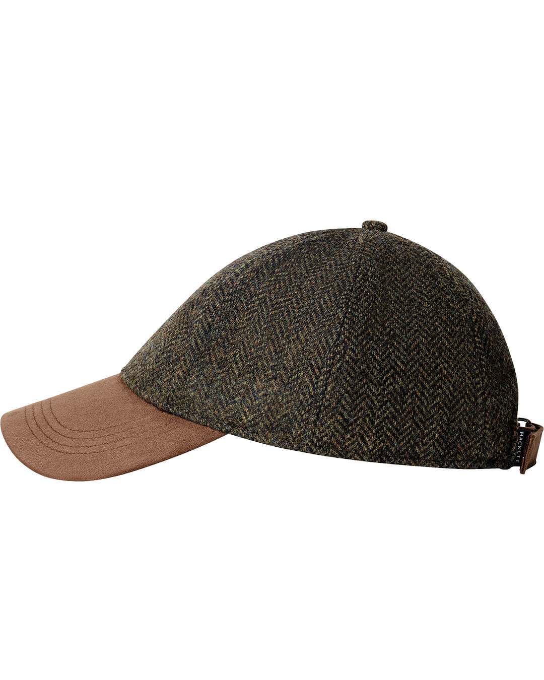 Hackett Caps ONE Hackett Hbone Tartan Cap Khaki Green H765