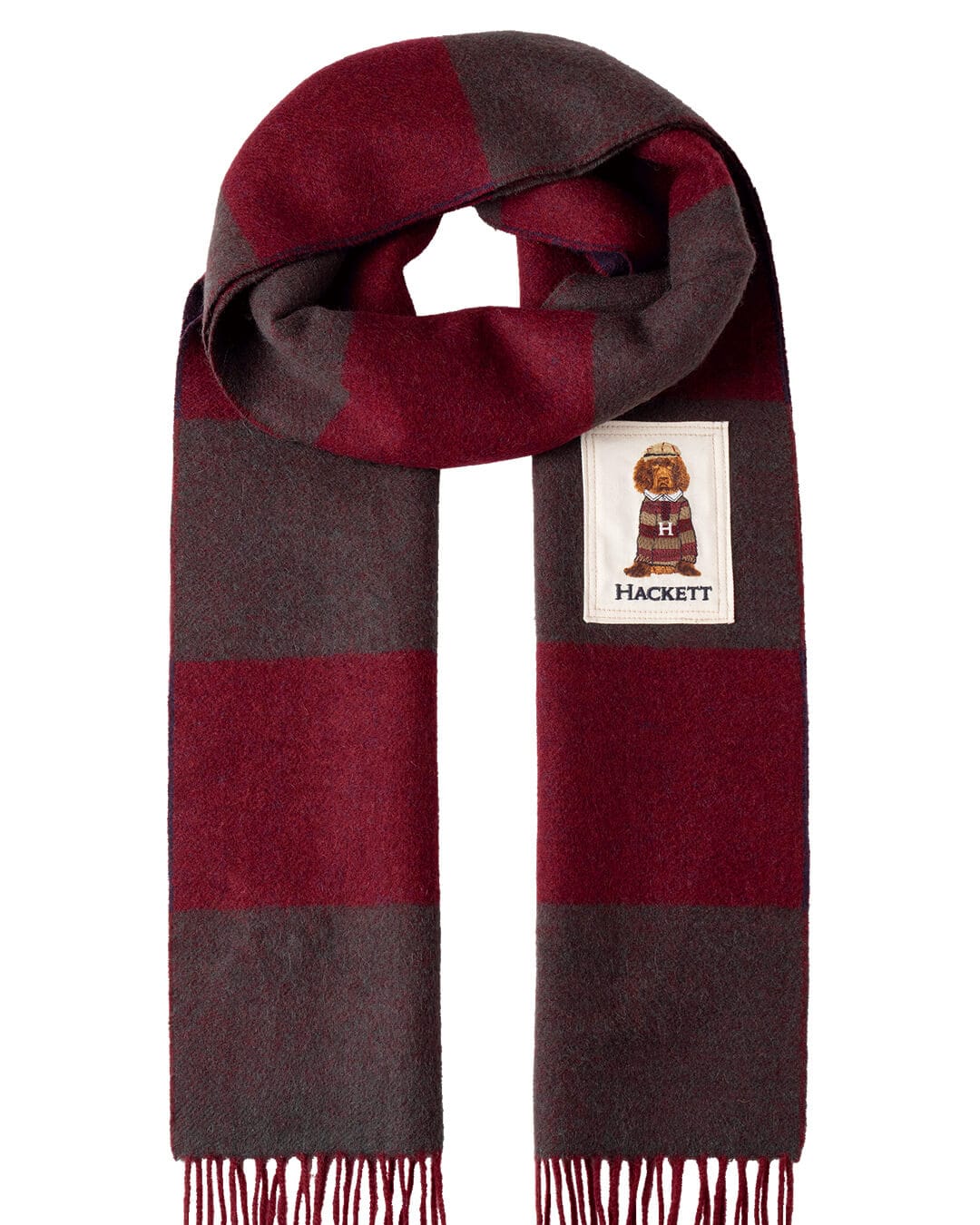 Hackett Caps ONE Hackett Hrtg Harry Scarf Hunter Green H781
