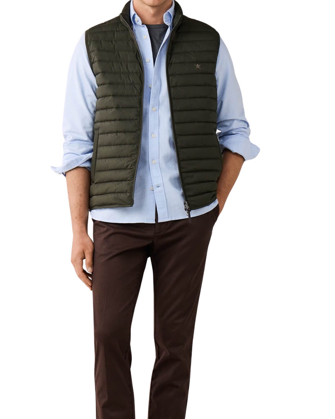 Hackett Gilets Hackett Ultra Lw Gilet Hunter Green H781