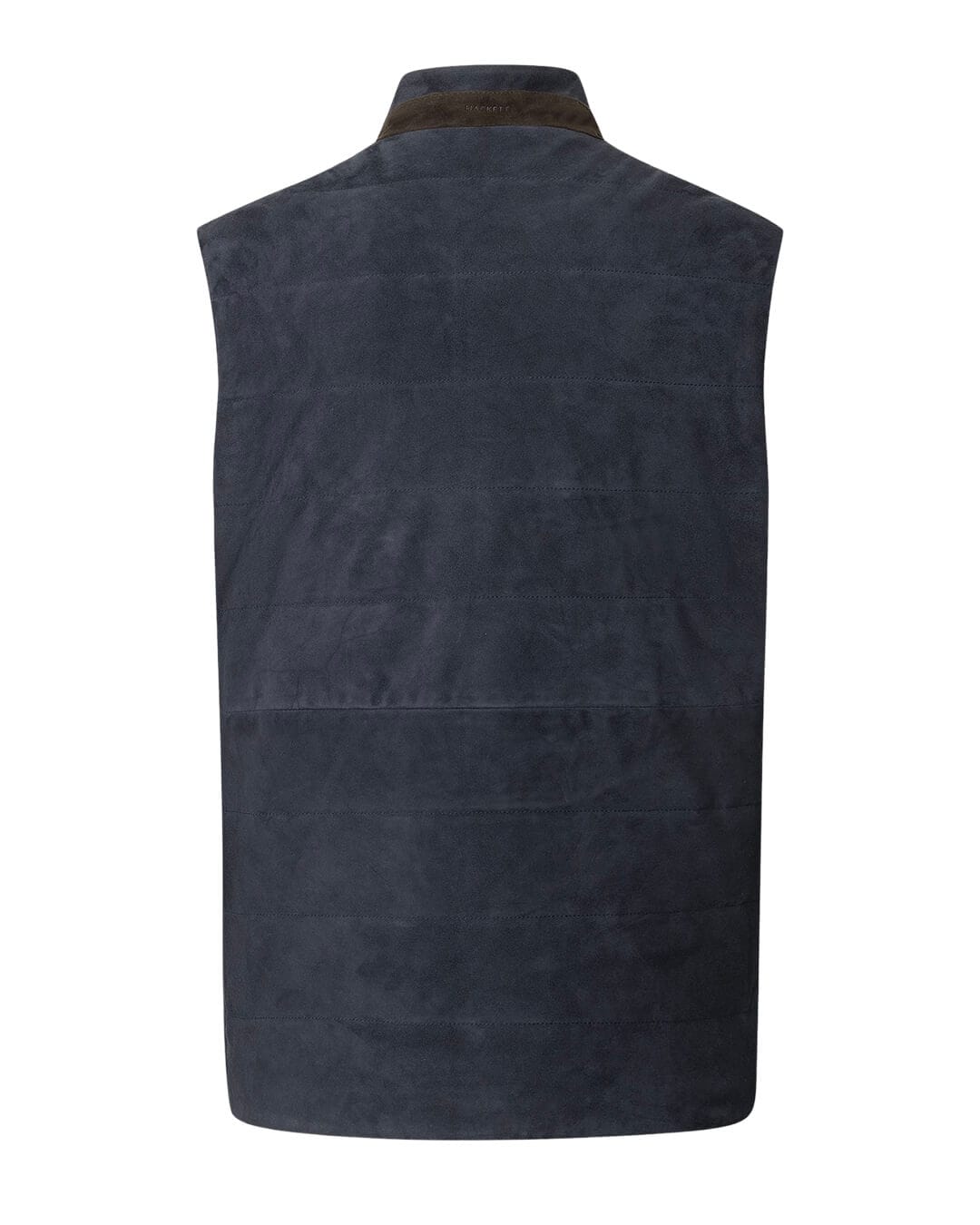 Hackett Blue Suede Regent Gilet H582 - Bortex Fine Tailoring