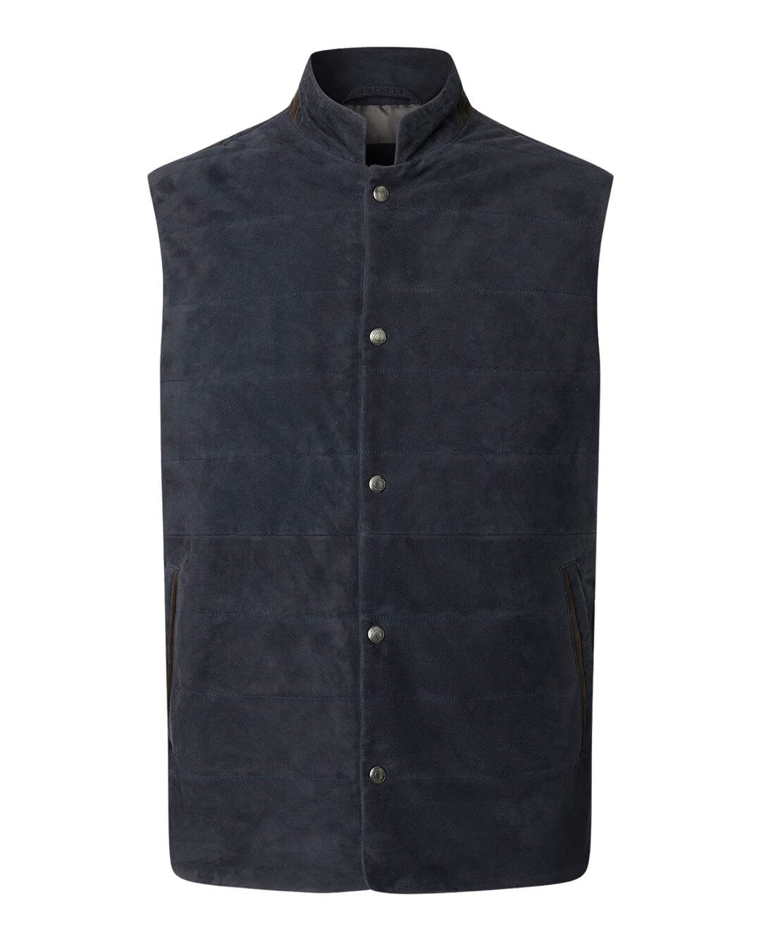 Hackett Gilets SUEDE REGENT GILET H582 MIDNIGHT BLUE