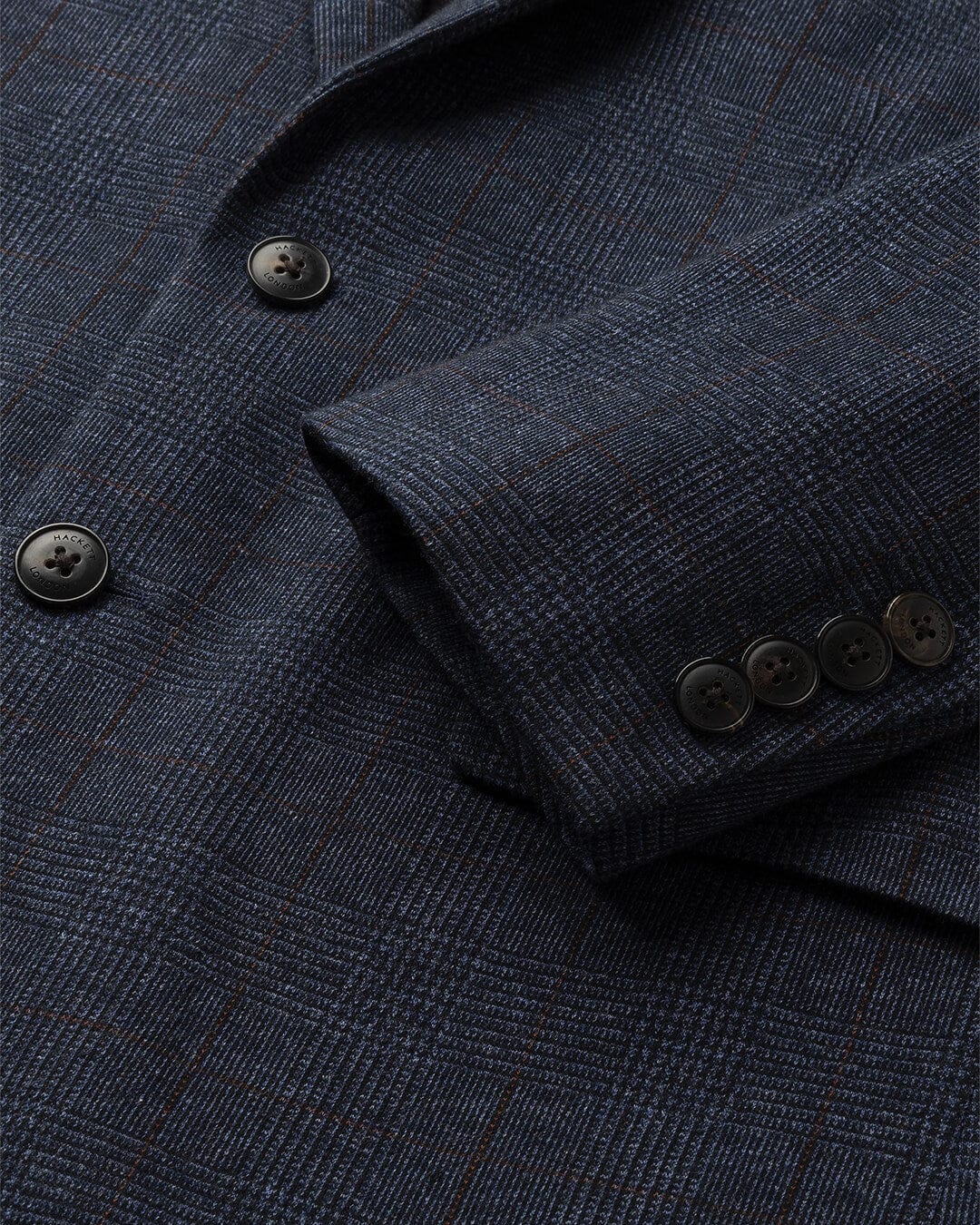 Hackett Jackets NAVY POW KNIT CC H582 MIDNIGHT BLUE