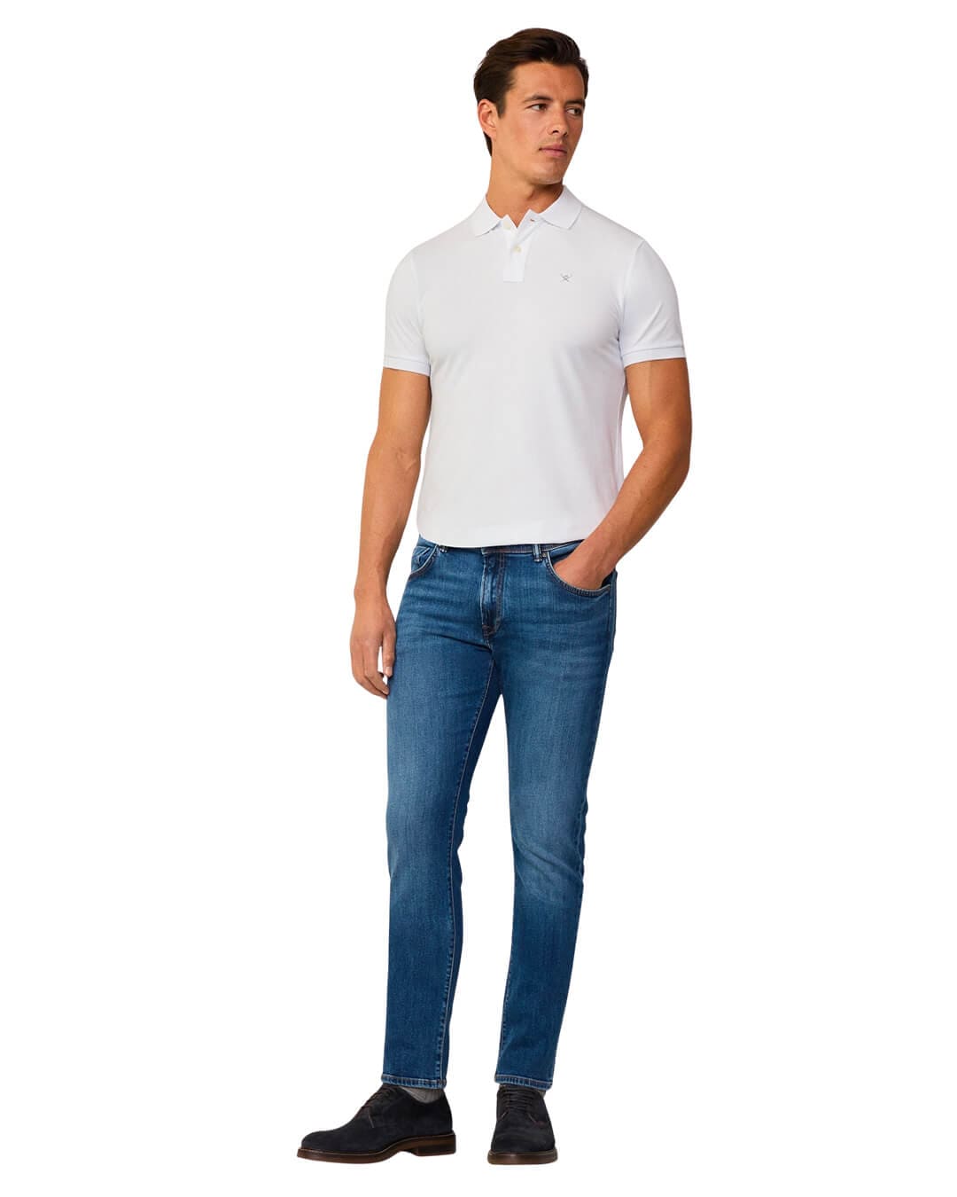 Hackett Jeans VINTAGE WASH JEANS H5IT DENIM BLUE
