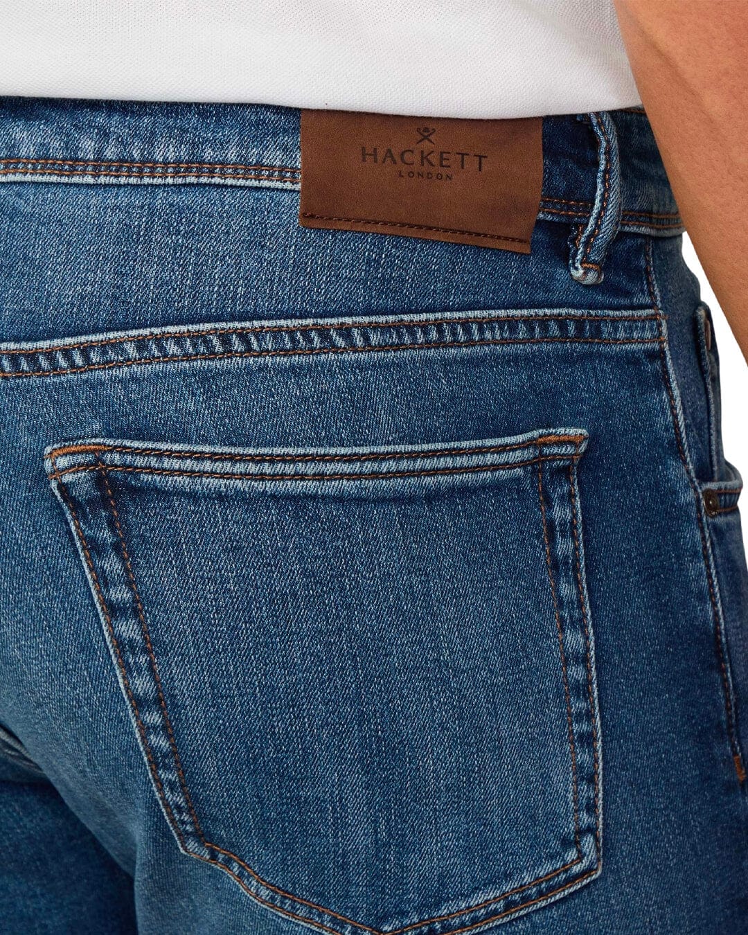 Hackett Jeans VINTAGE WASH JEANS H5IT DENIM BLUE
