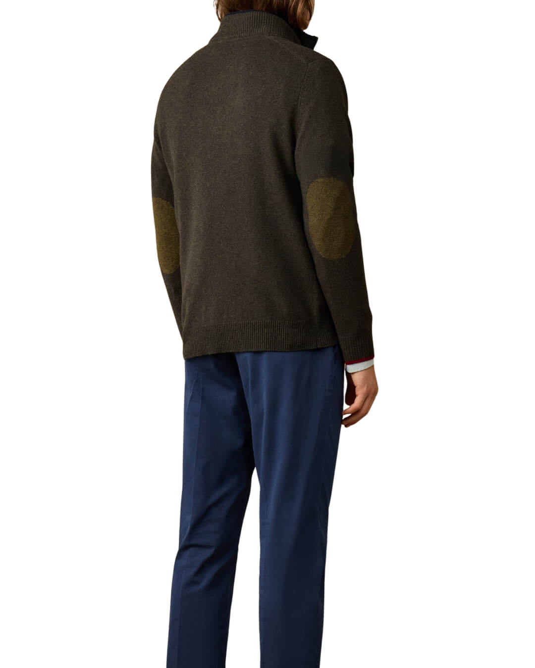 Hackett Jumpers Hackett Heritage Knit Hzip Hunter Green H781