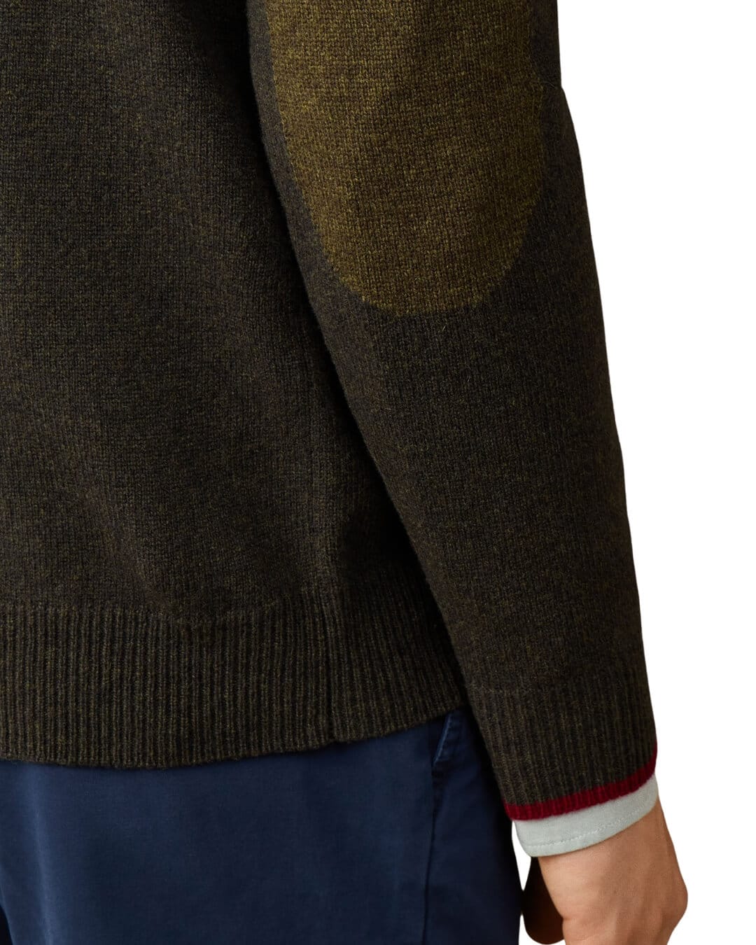 Hackett Jumpers Hackett Heritage Knit Hzip Hunter Green H781