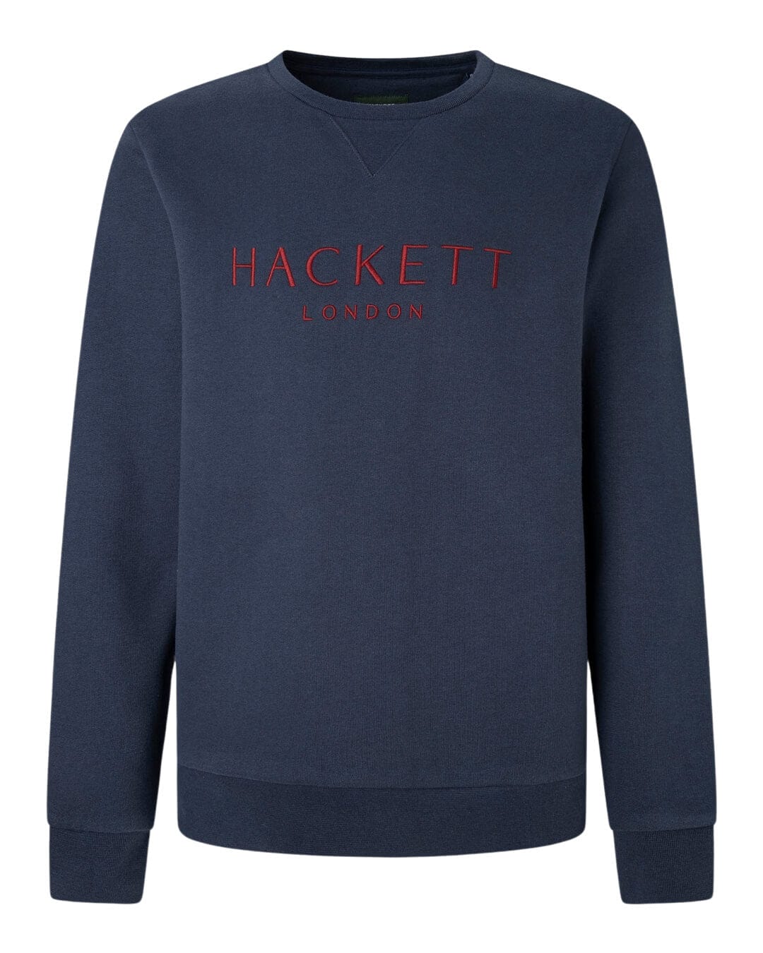 Hackett Jumpers Hackett Navy Heritage Crew Neck Sweatshirt