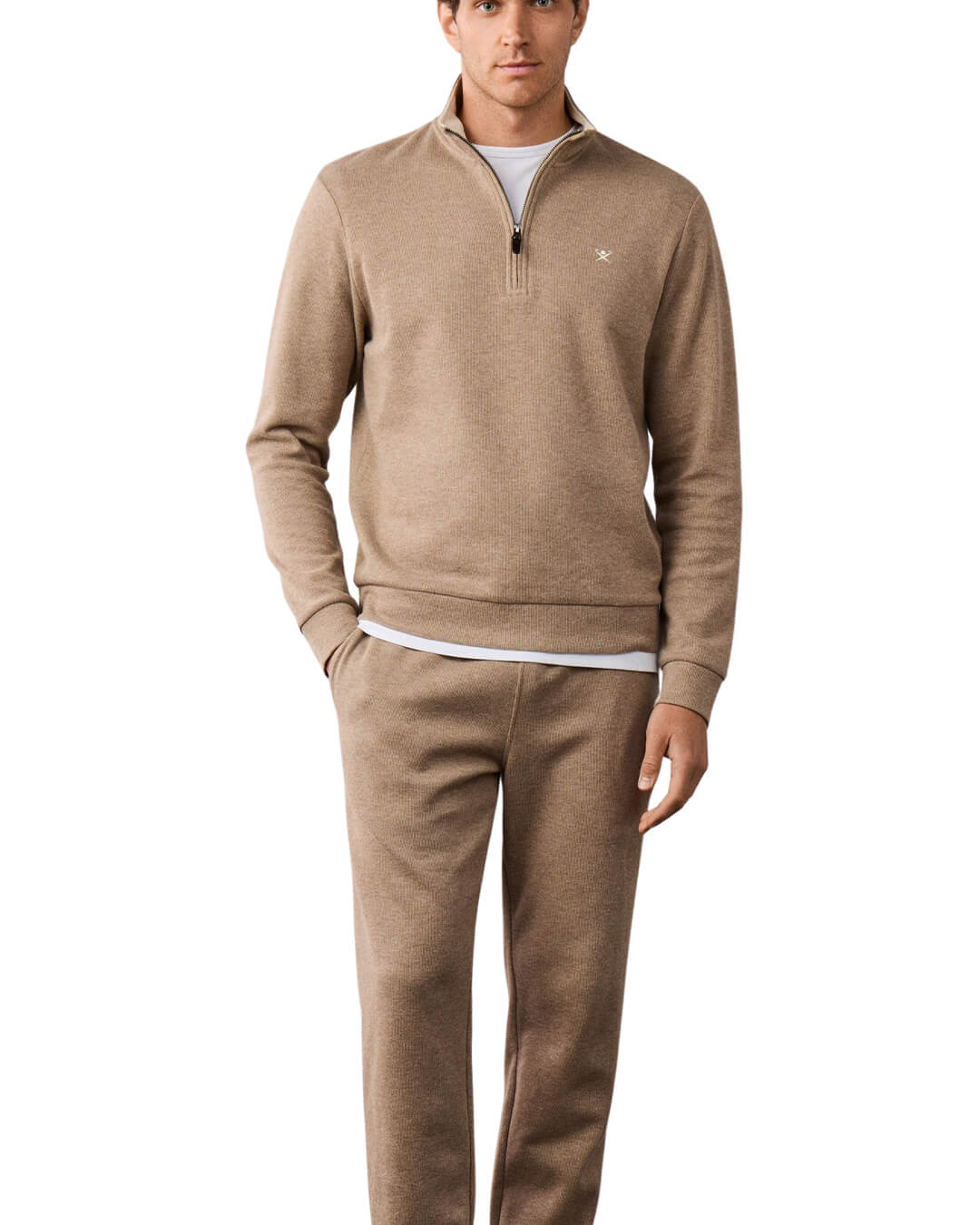 Hackett Jumpers Hackett Ttvl Hz Sweat Tetley Beige H863