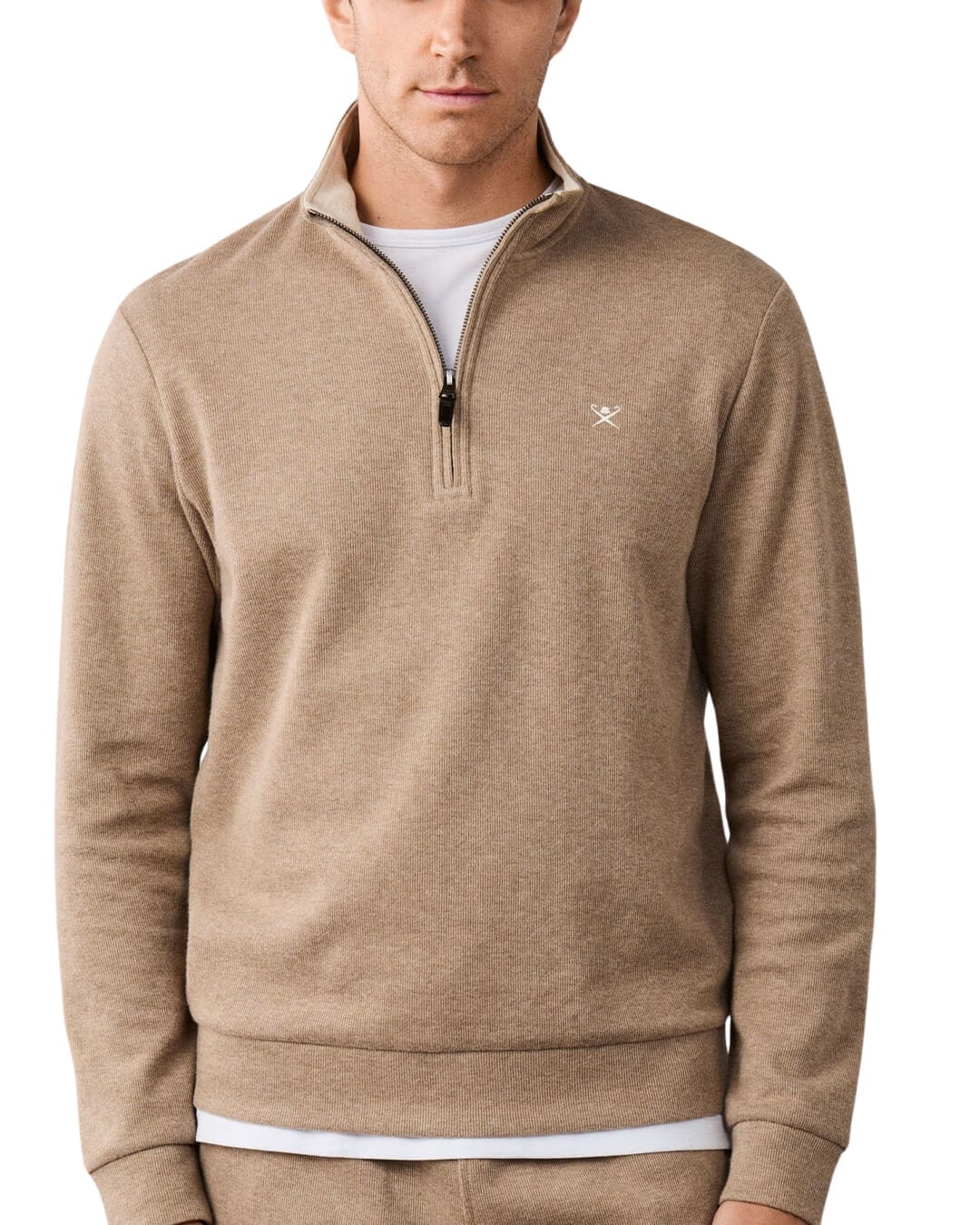 Hackett Jumpers Hackett Ttvl Hz Sweat Tetley Beige H863