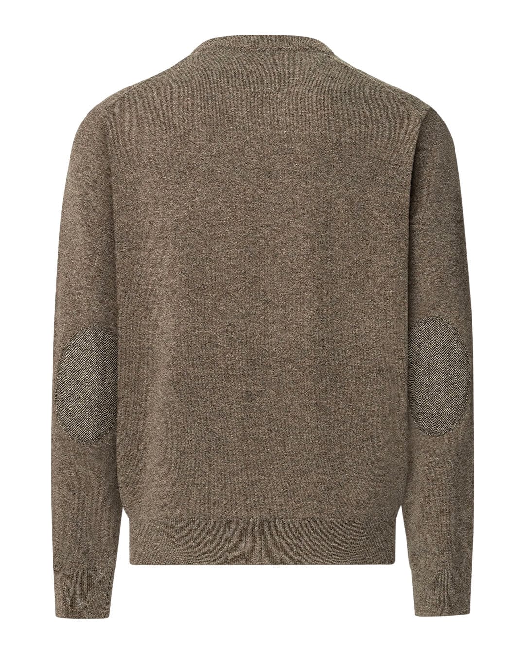 Hackett Jumpers HERRINGBONE TRIM CREW H831 PUTTY BEIGE