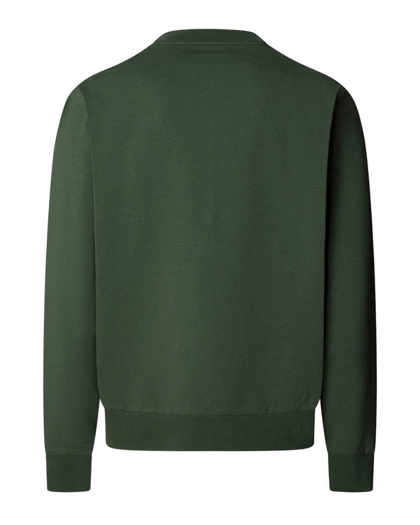 Hackett Khaki Hs Crew H758 Harvard Green - Bortex Fine Tailoring