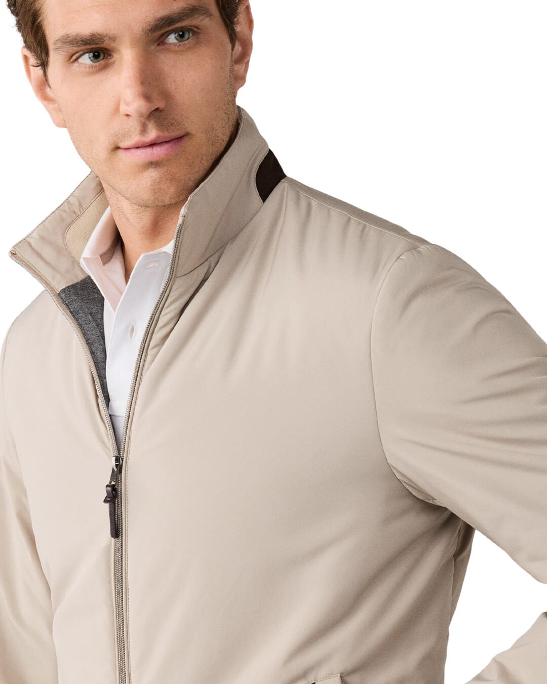 Hackett Outerwear Hackett Lw Blouson Natural Beige H816