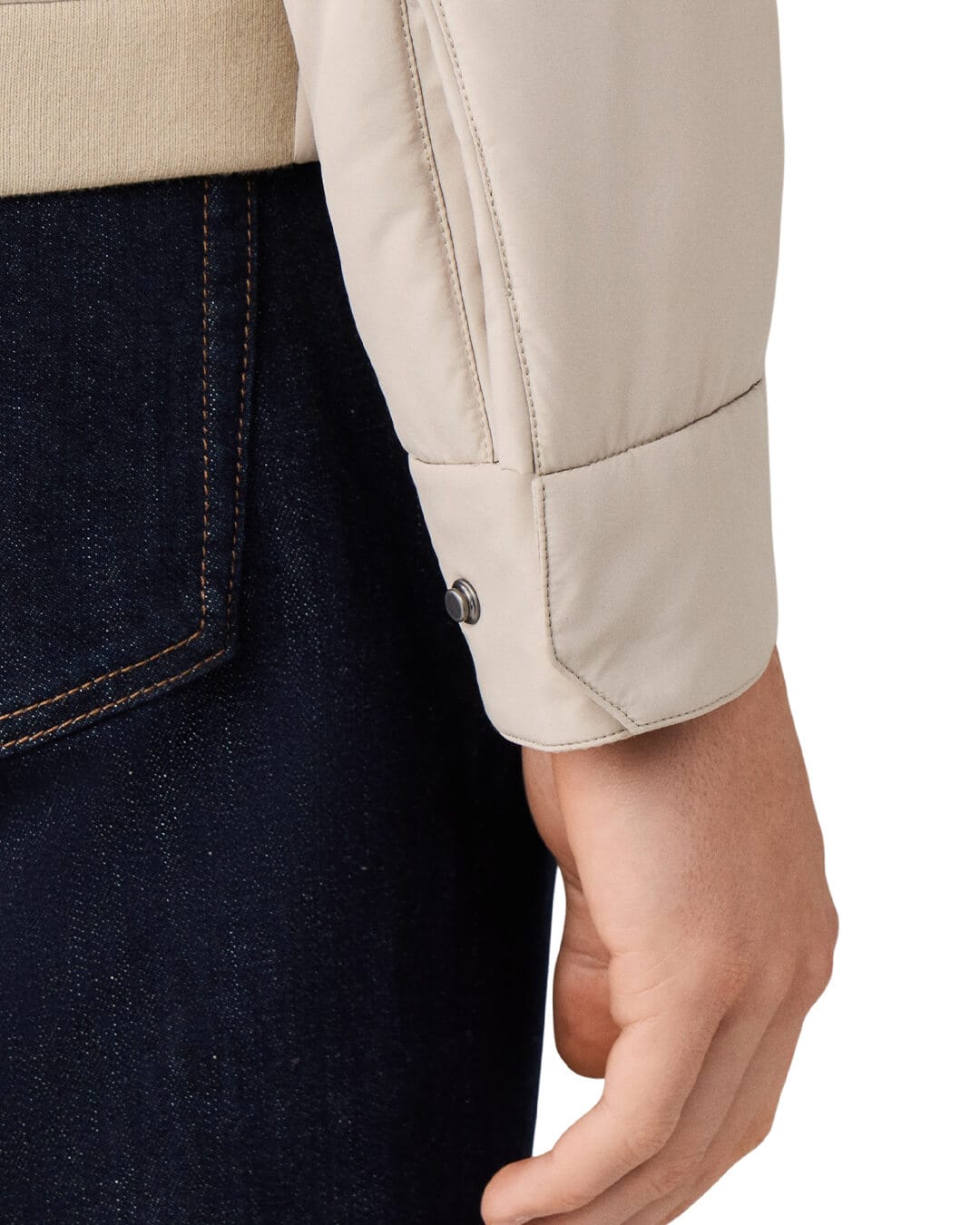 Hackett Outerwear Hackett Lw Blouson Natural Beige H816
