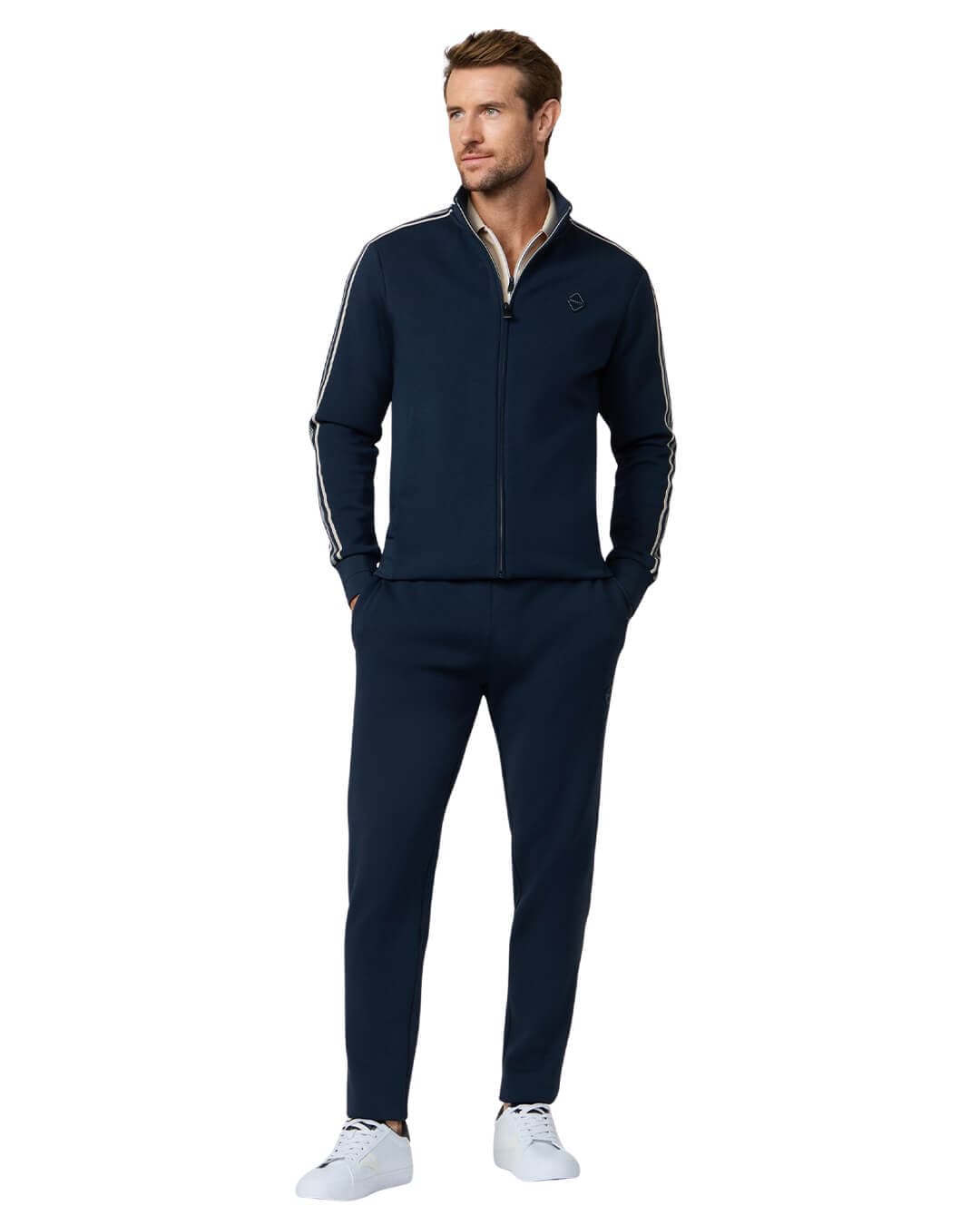 Hackett Outerwear Hackett Navy  Hs Tape Track Outerwear