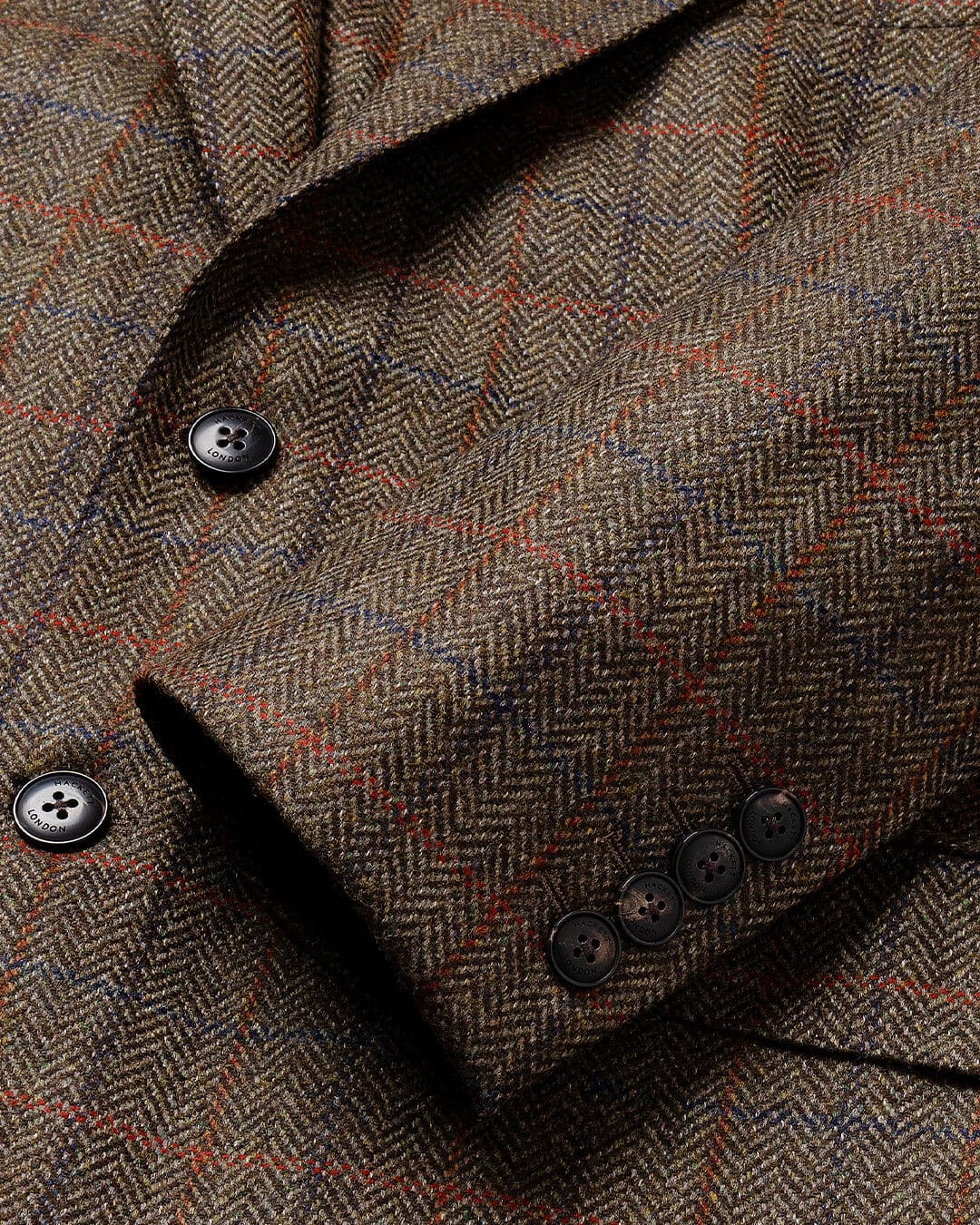 Hackett Outerwear Hackett Wl Cash Tattersall Dark Green H675