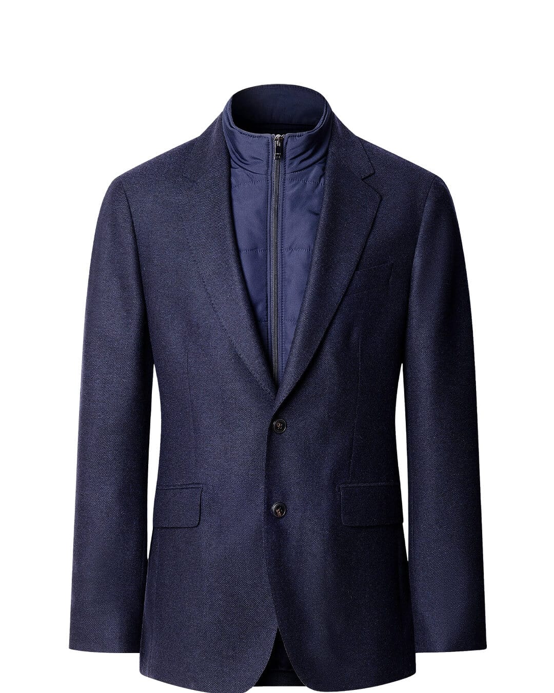 Hackett Outerwear Hackett Wl Flan Twill W/bib Navy H595
