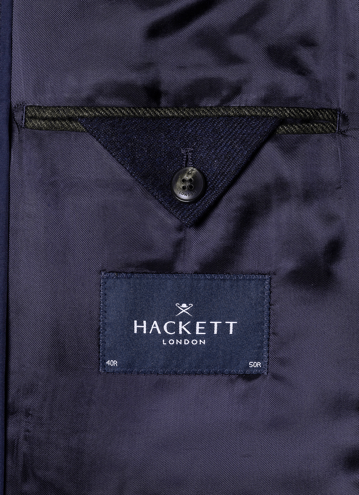 Hackett Outerwear Hackett Wl Flan Twill W/bib Navy H595