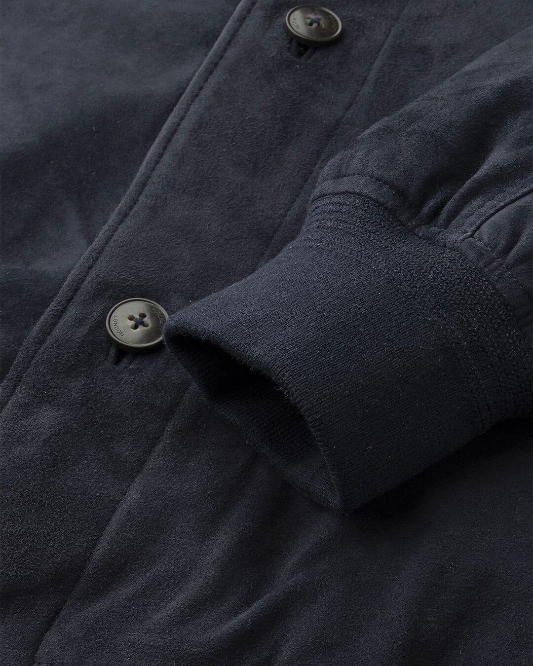 Hackett Outerwear SUEDE BLOUSON H582 MIDNIGHT BLUE