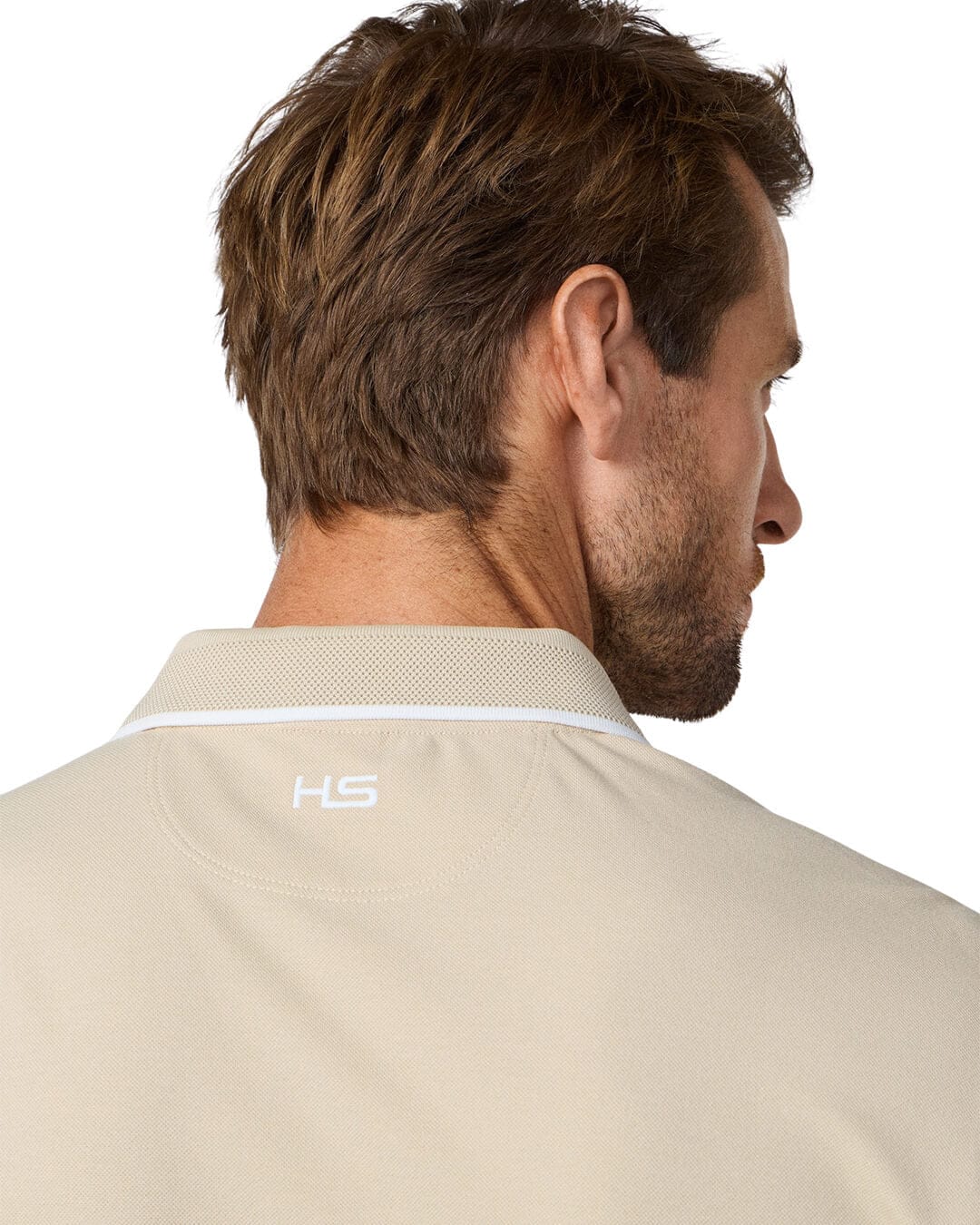 Hackett Polo Shirts Hackett Beige Hs City Hz  Polo Shirt