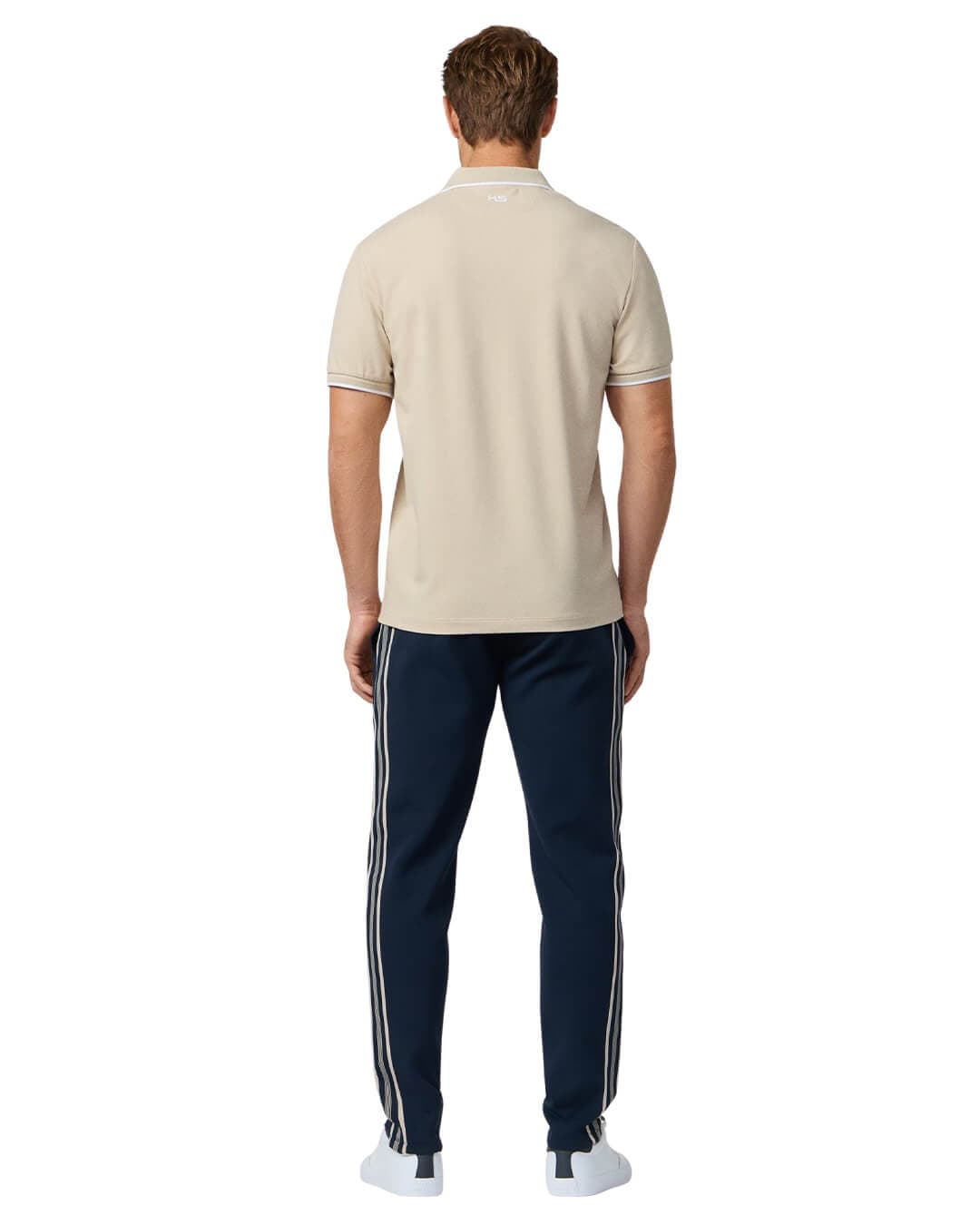 Hackett Polo Shirts Hackett Beige Hs City Hz  Polo Shirt