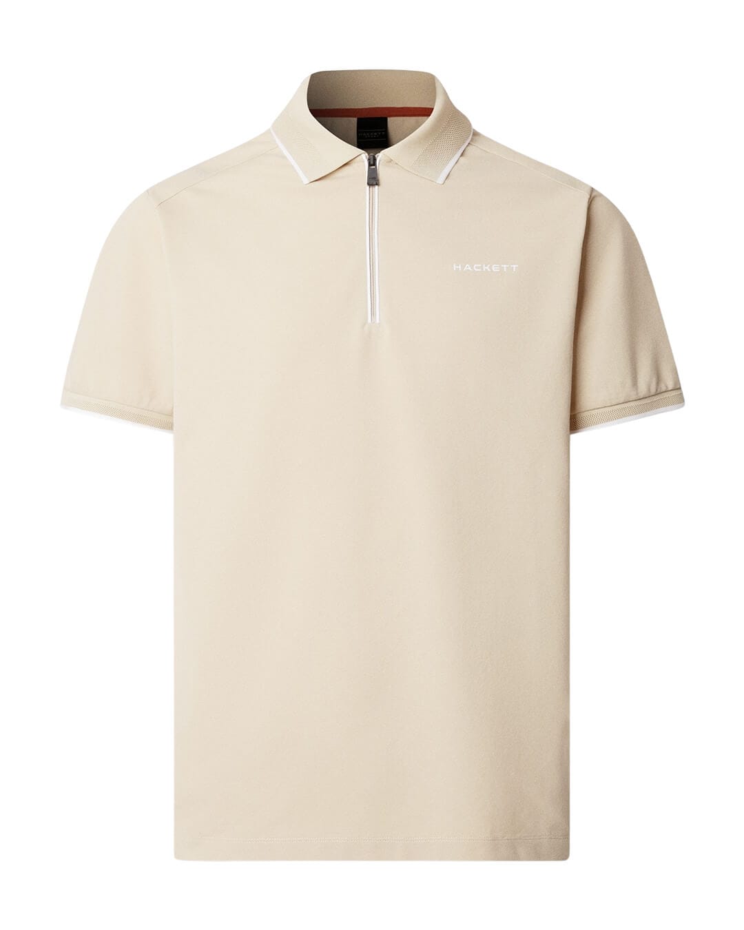 Hackett Polo Shirts Hackett Beige Hs City Hz  Polo Shirt