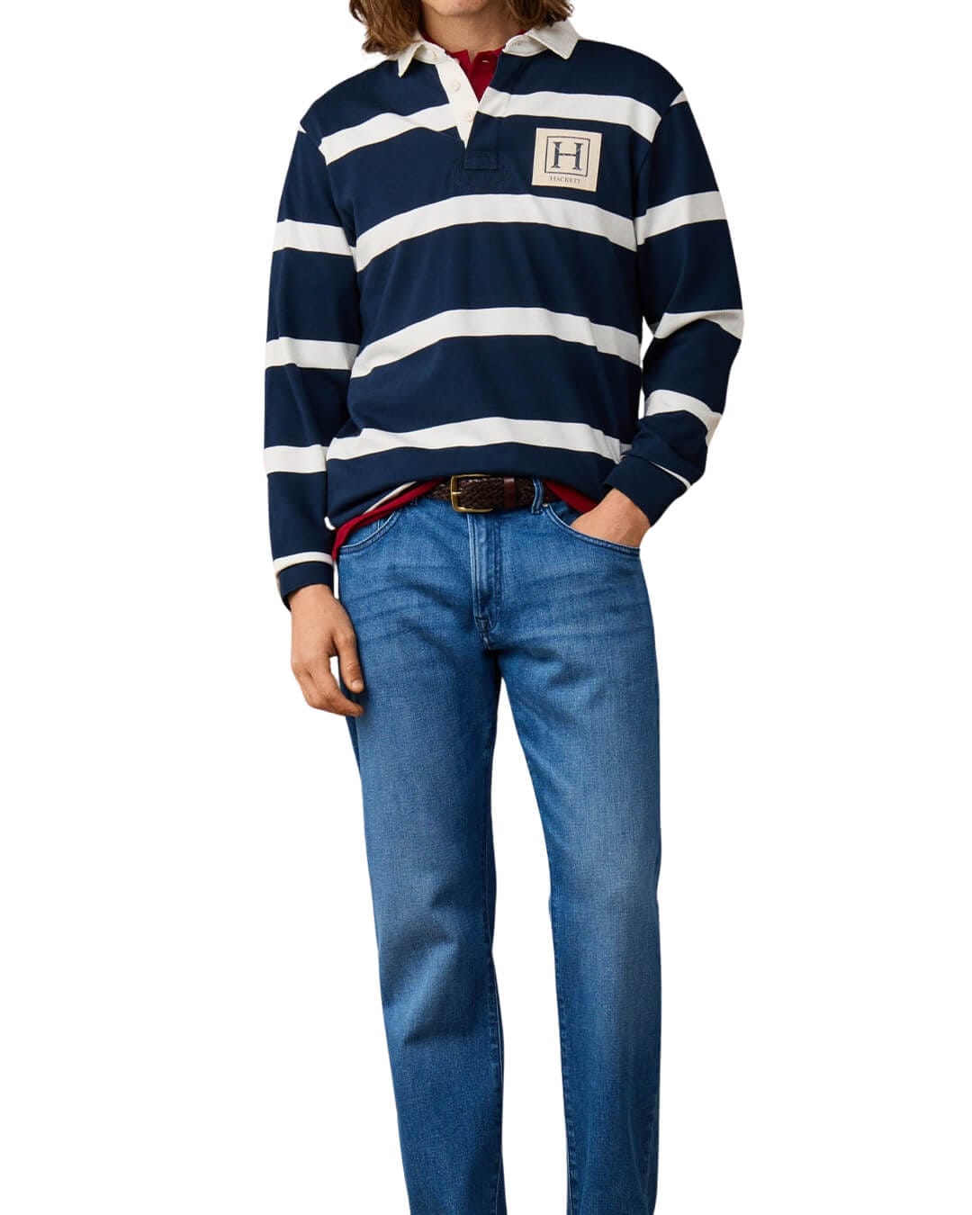 Hackett Polo Shirts Hackett Heritage H Str Rby Old Navy H584