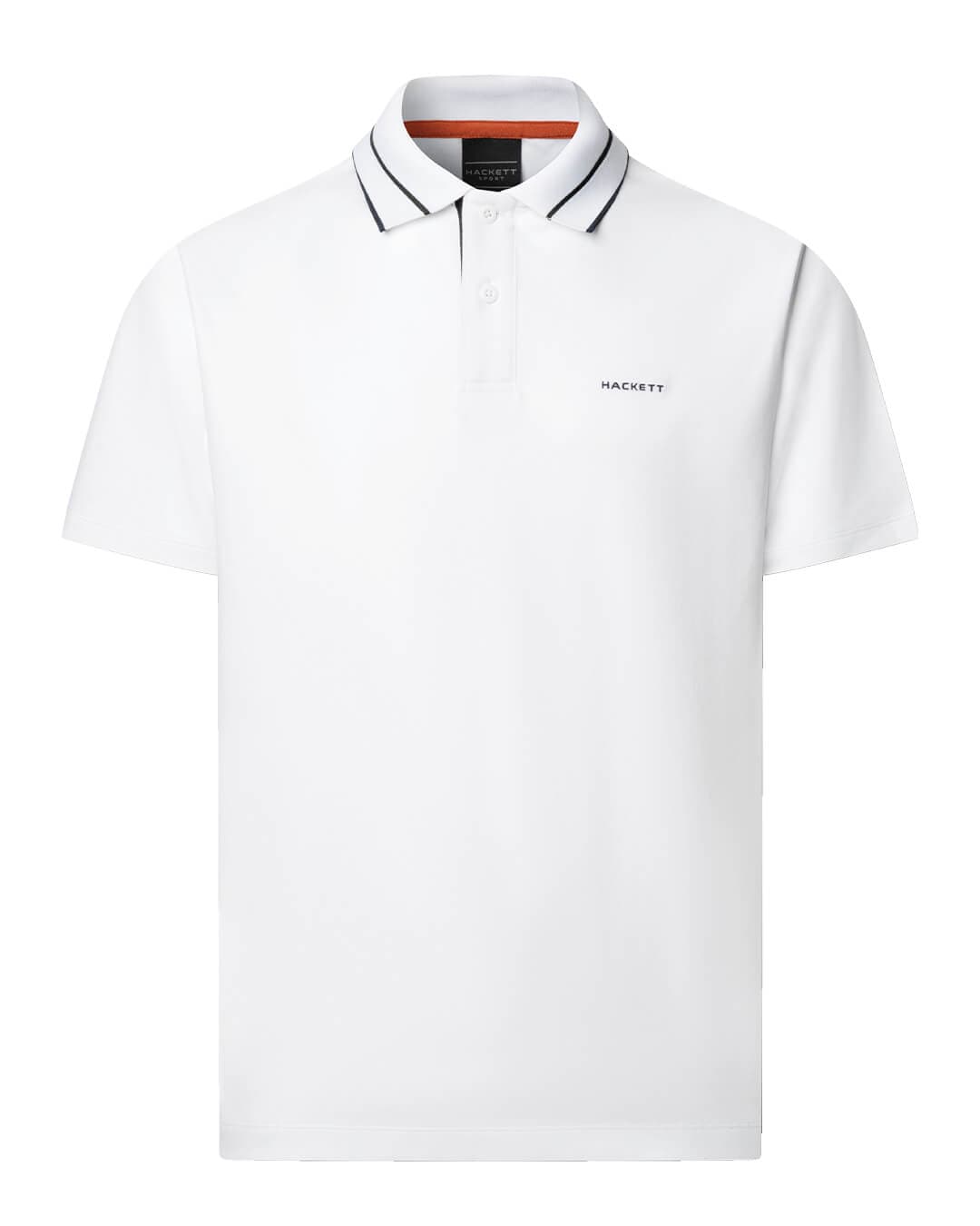 Hackett Polo Shirts Hackett Hs Members Tip Polo Optic White H802