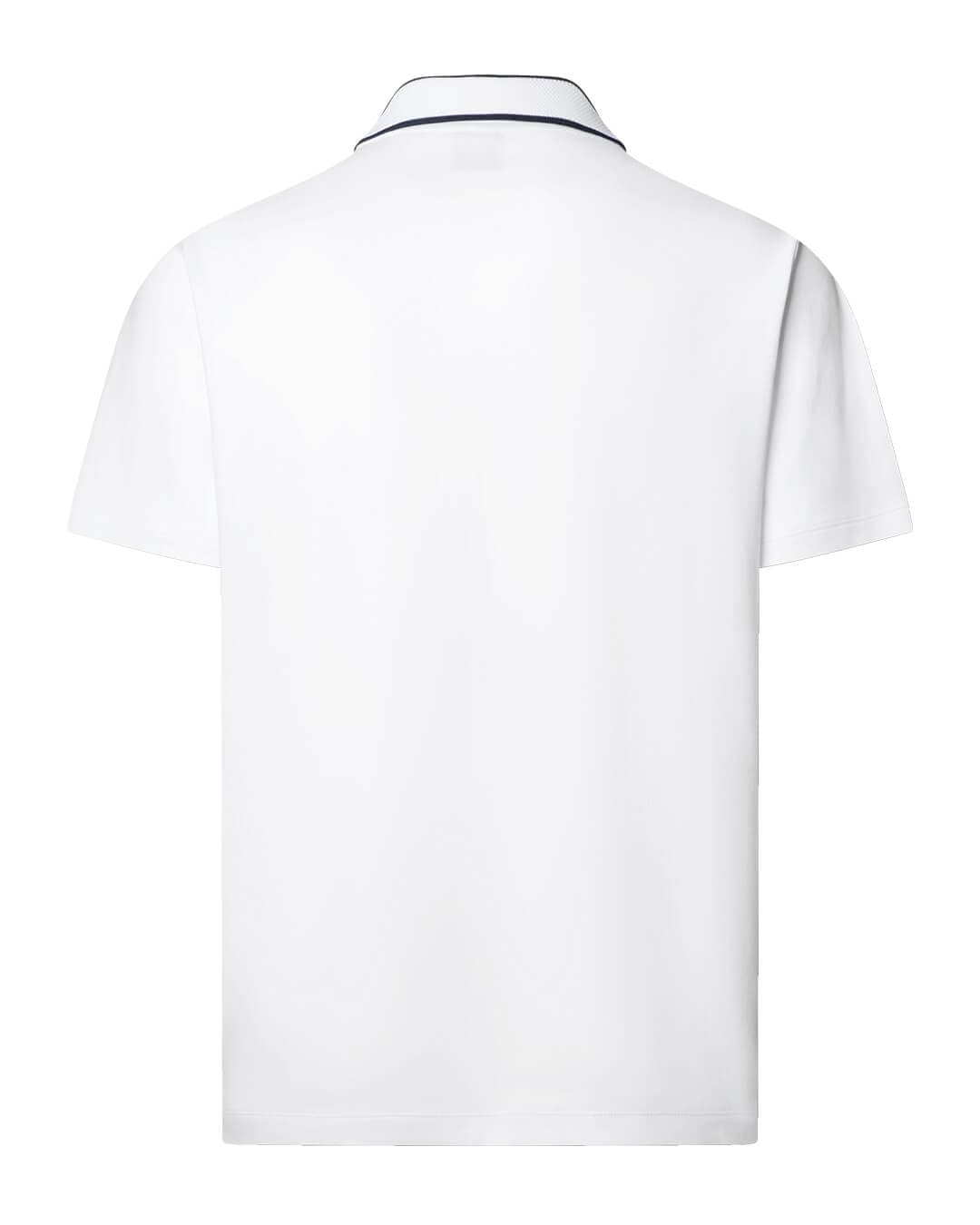 Hackett Polo Shirts Hackett Hs Members Tip Polo Optic White H802