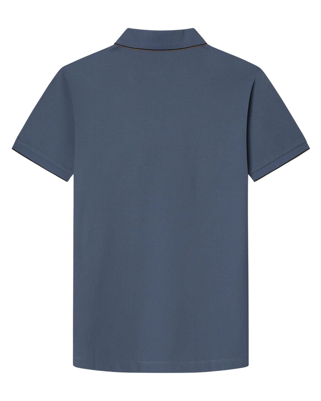 Hackett Polo Shirts Hackett HS RESORT TIPPED POLO H564 CHAMBRAY BLUE