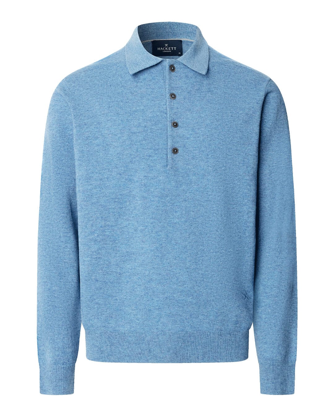 Hackett Polo Shirts Hackett Lambswool Polo Airforce Blue H596