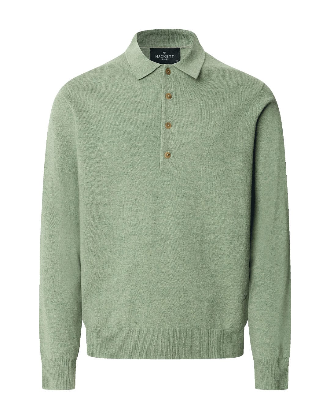 Hackett Polo Shirts Hackett Lambswool Polo Vintage Green H693