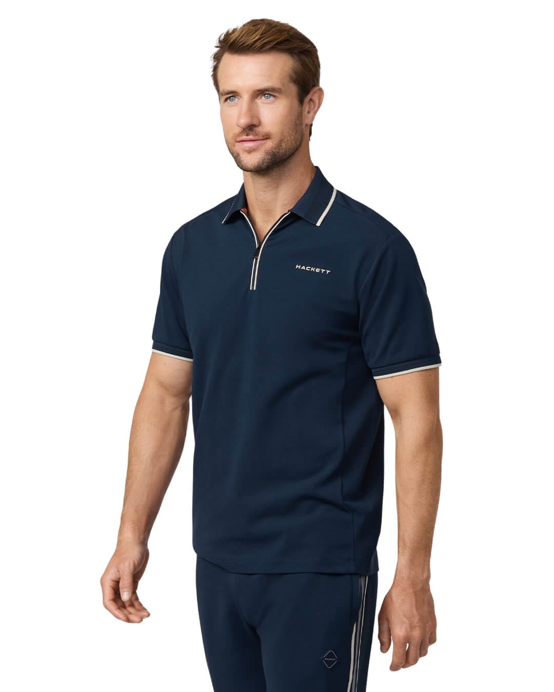 Hackett Polo Shirts Hackett  Navy City Hz  Polo Shirt