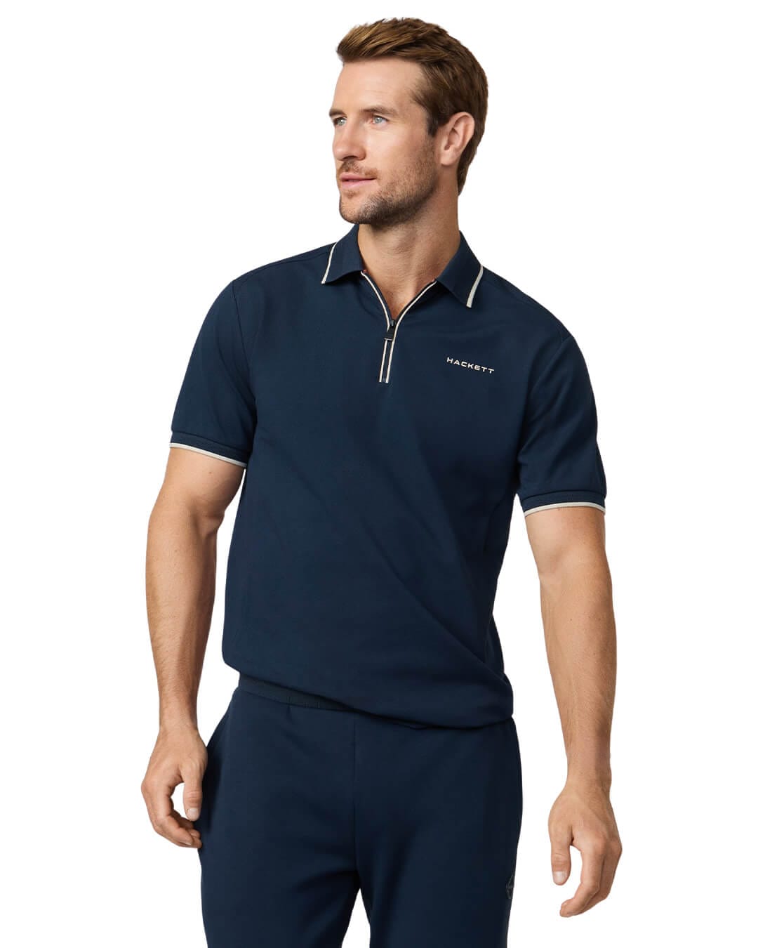Hackett Polo Shirts Hackett  Navy City Hz  Polo Shirt