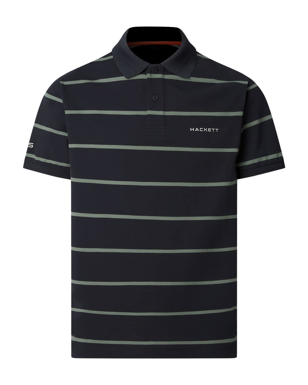 Hackett Polo Shirts Hackett Navy  Hs Stripe Polo Shirt
