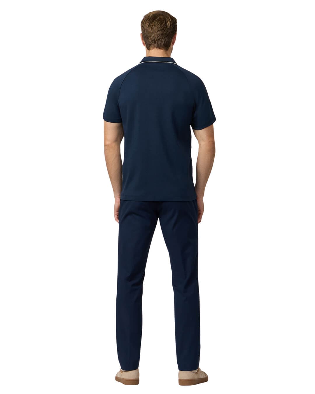 Hackett Polo Shirts Hackett Navy  Hs Tape Polo Shirt