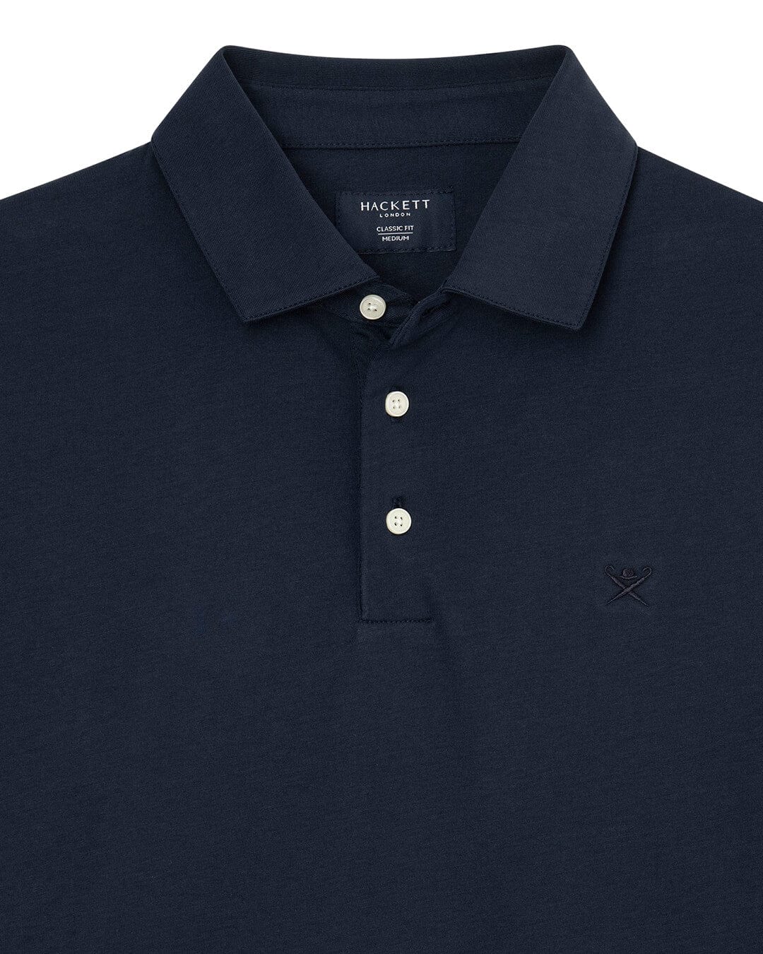 Hackett Polo Shirts Hackett Navy Pima Cotton Polo Shirt