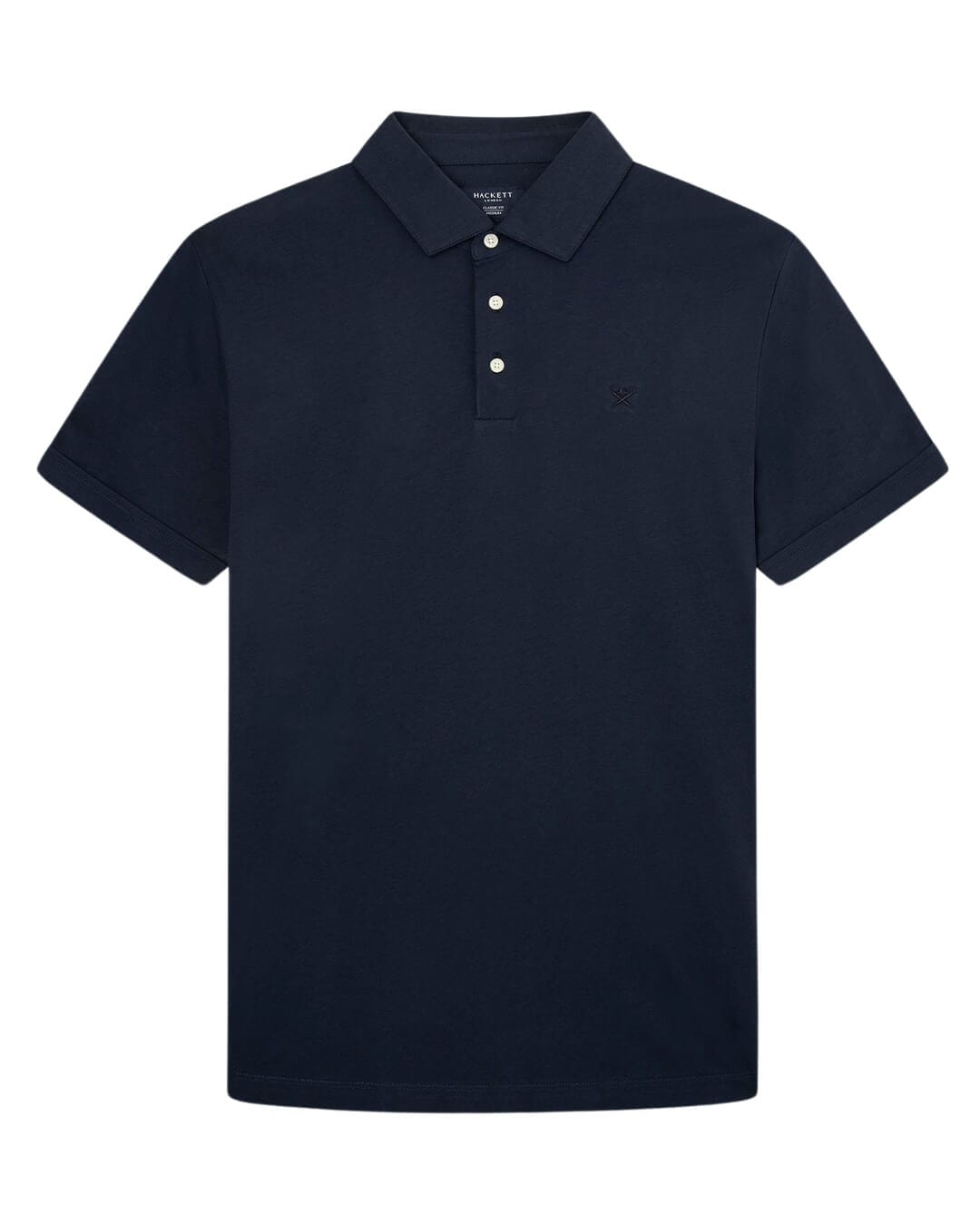 Hackett Polo Shirts Hackett Navy Pima Cotton Polo Shirt
