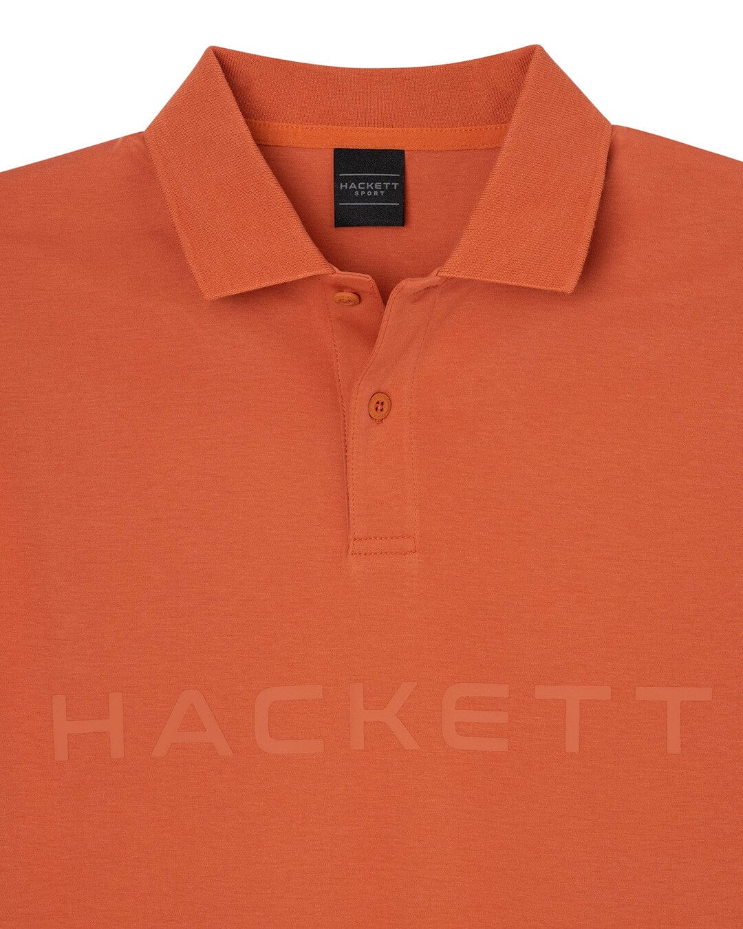 Hackett Polo Shirts Hackett Orange Essential Polo Shirt