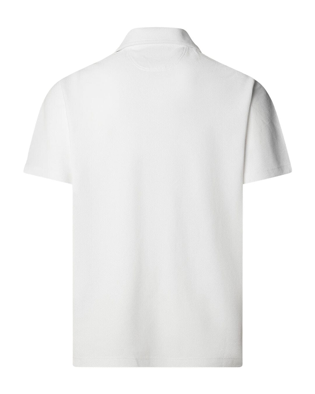 Hackett Polo Shirts Hackett White  Honeycomb Polo Shirt