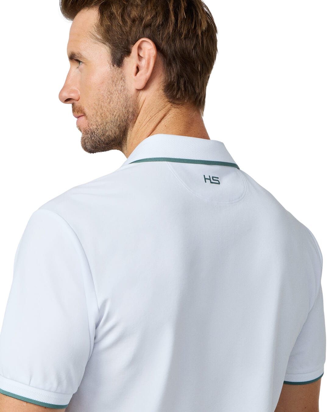 Hackett Polo Shirts Hackett White Hs City Hz  Polo Shirt