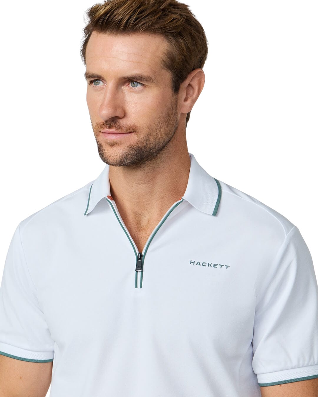 Hackett Polo Shirts Hackett White Hs City Hz  Polo Shirt