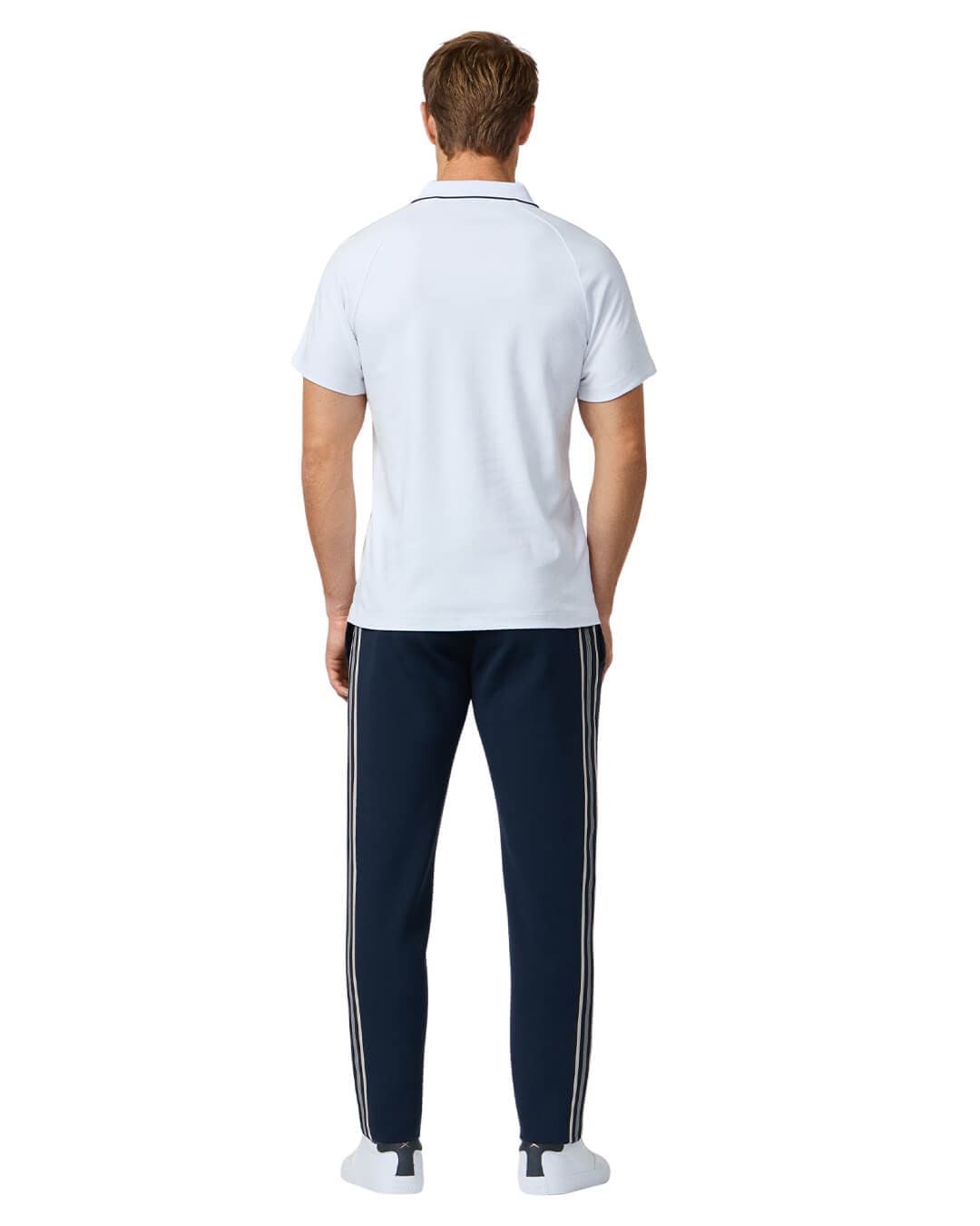 Hackett Polo Shirts Hackett White  Hs Tape  Polo Shirt