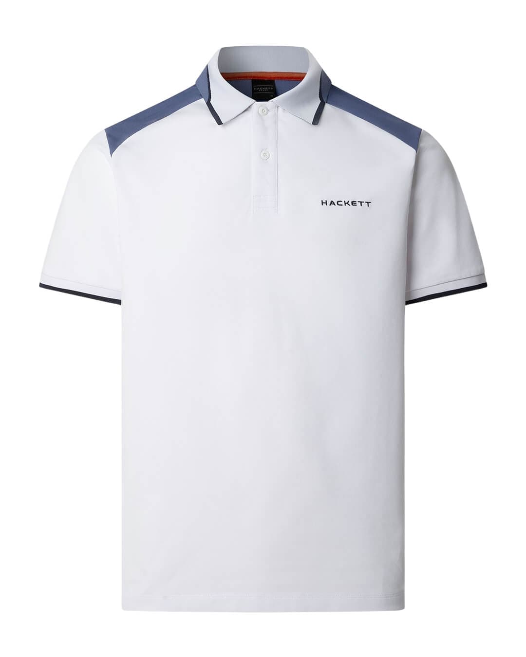 Hackett Polo Shirts Hackett White  Polo Shirt